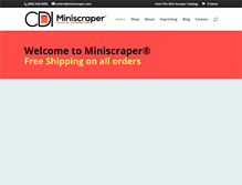 Tablet Screenshot of miniscraper.com